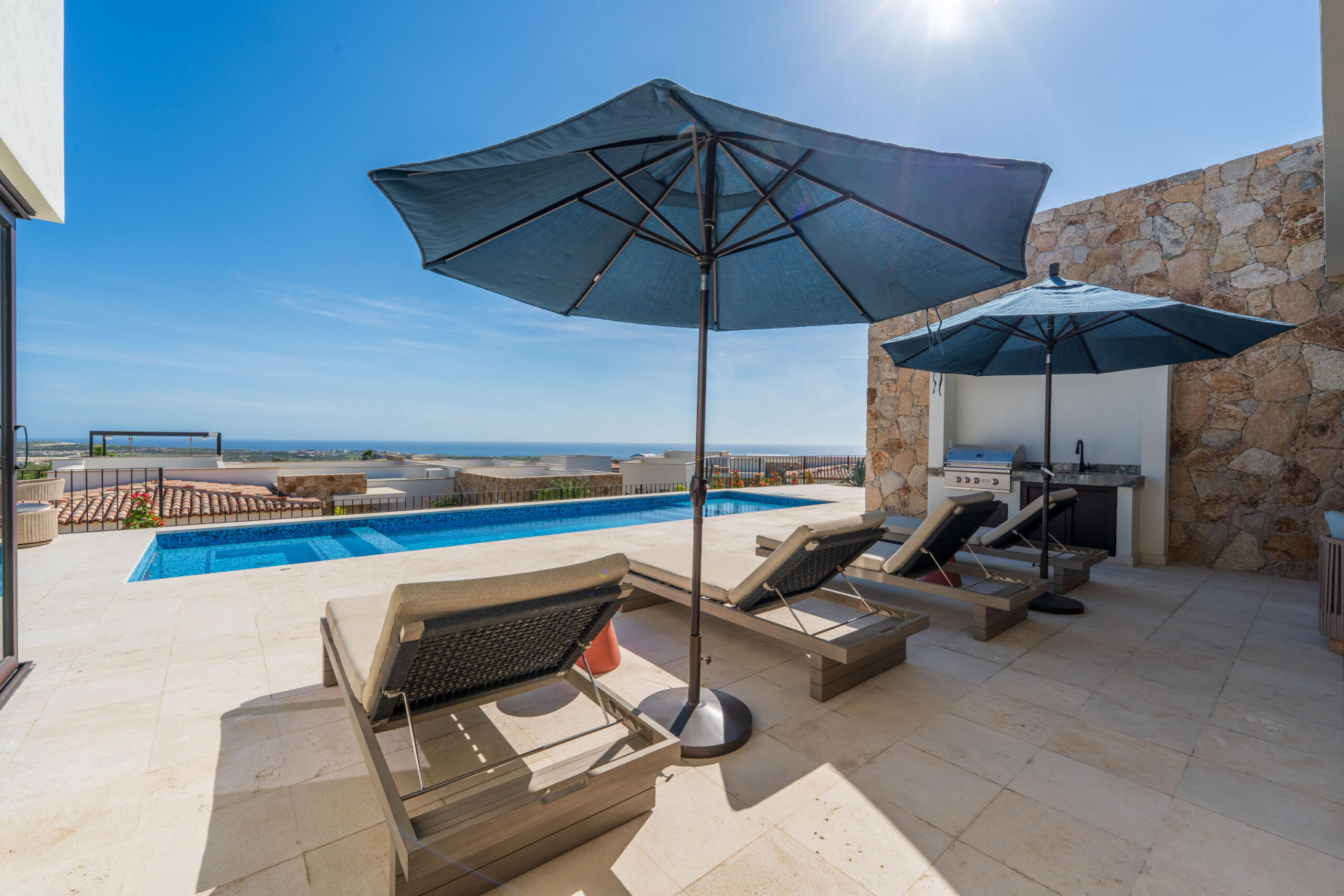 Cabo Luxury Las Terrazas Discover elevated coastal living at Las Terrazas 14 in Diamante, Cabo San Lucas. This fully furnished and equipped home features 4 bedrooms, 4.5 baths, a spacious living and dining area, and a large gourmet kitchen perfect for hosting. Enjoy your private pool with wide-open for sale