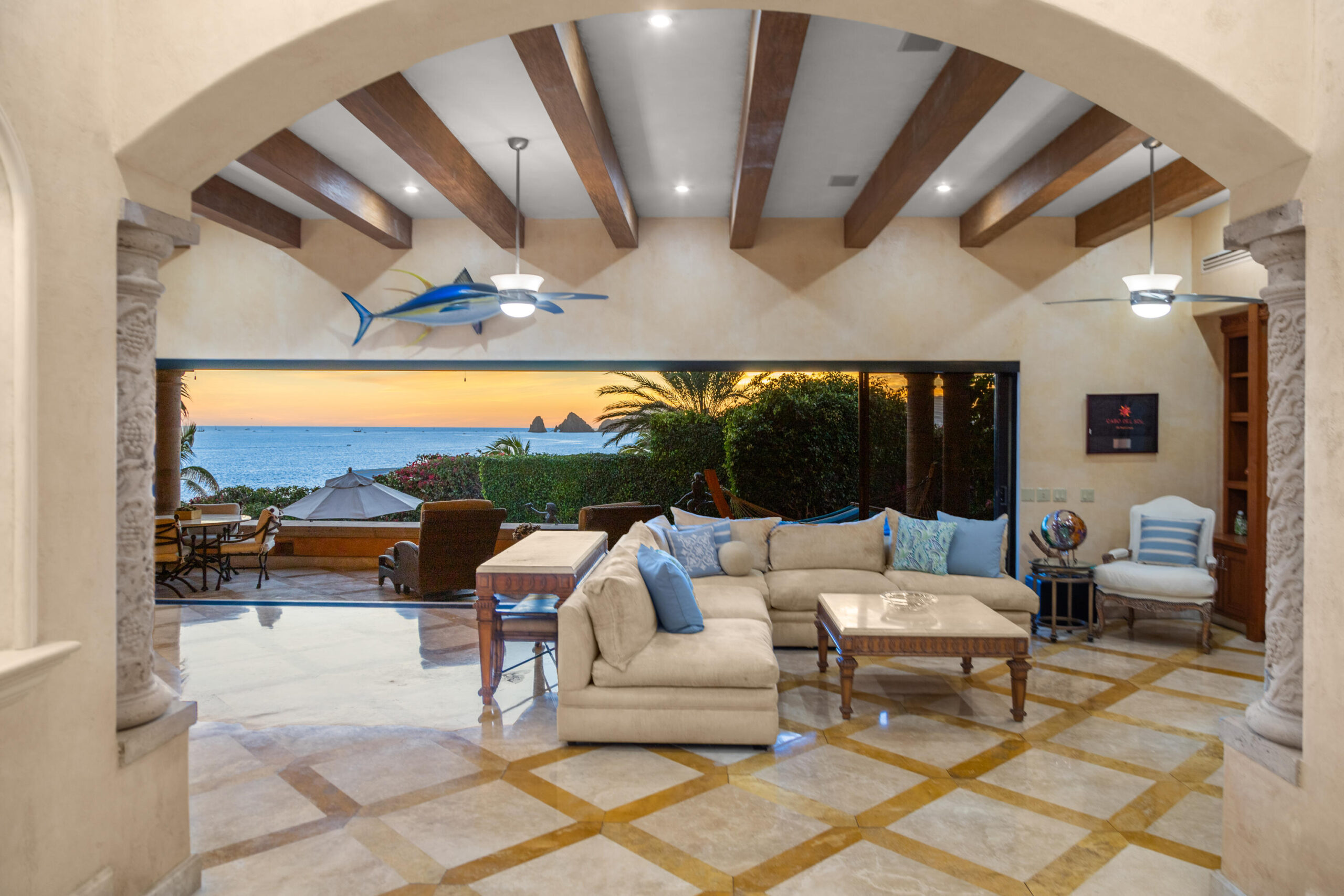 Cabo Luxury Misiones Del Cabo First time on the market — a one-of-a-kind double-lot estate commanding unobstructed panoramic for sale