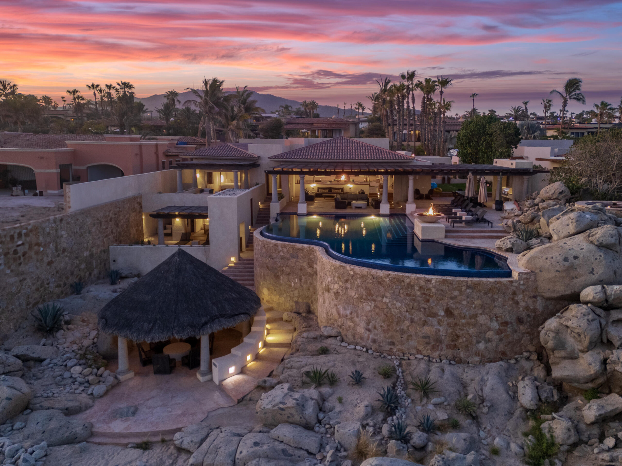 Cabo Luxury Las Residencias Casa Buenaventura epitomizes oceanfront luxury, offering a serene retreat with sweeping for sale