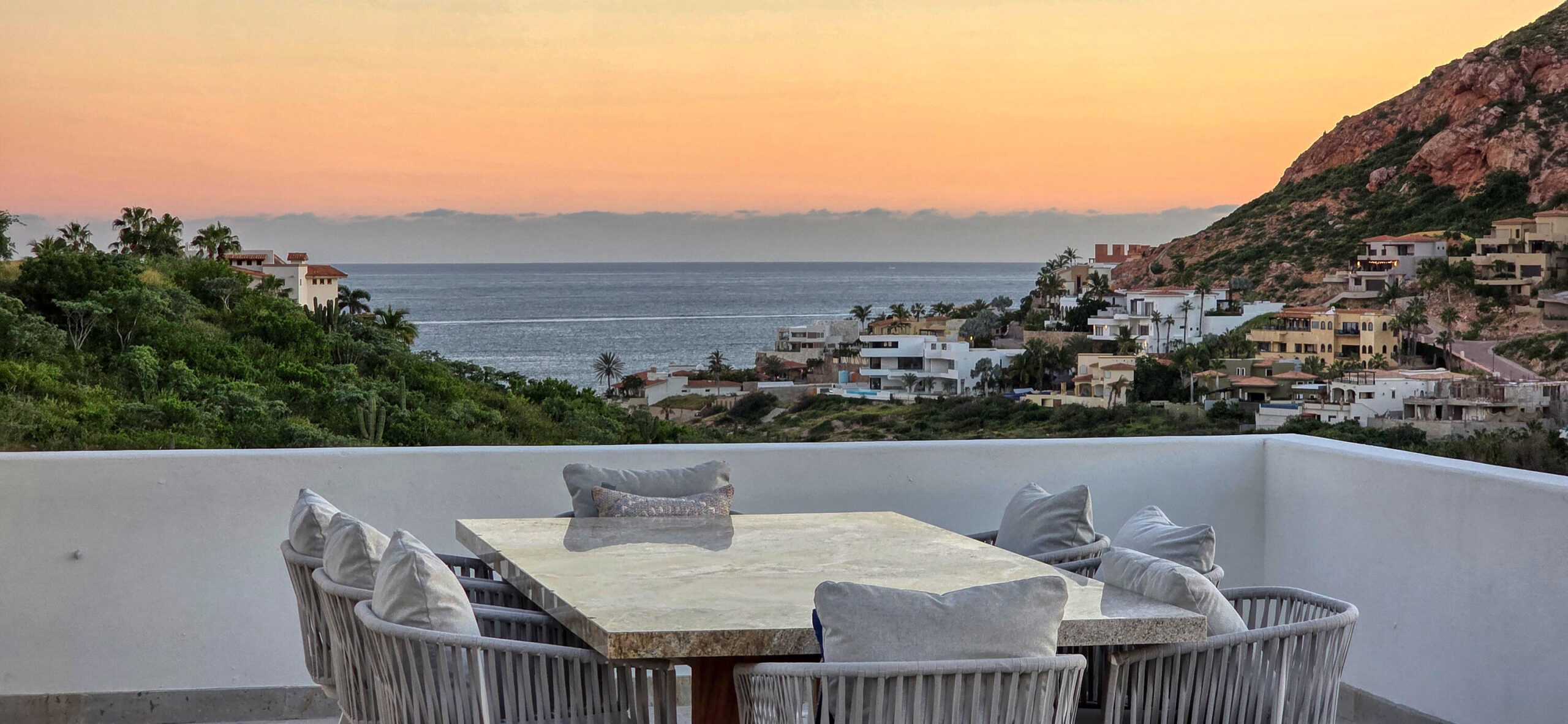 Cabo Luxury Rancho Cerro Colorado Casa Kiki showcases thoughtful design and premium upgrades. Originally built in 2011 with 3,228 sq ft of AC space, it was fully remodeled and expanded in 2023. The new layout integrates 2,376 sq ft of the original home with 2,419 sq ft of new construction, including a top-floor master suite and a 389 sq ft garage—totaling about 4,800 sq ft of air-conditioned living.Upgrades include new flooring, custom cabinetry, granite and quartz surfaces, designer lighting, and premium appliances. Open living areas connect seamlessly to terraces, pool, and outdoor kitchen, blending modern coastal style with comfort.Whether as a full-time residence or a luxurious vacation retreat, Casa Kiki stands out as a rare opportunity. The main house now features three spacious bedrooms, a full-size office, a sleek TV room, and a chef's kitchen designed for entertaining. A separate two-bedroom casita with single beds offers privacy for guests or extended family, while the addition of a gym, pool, spa, and landscaped garden creates a true resort-style experience at home.With solar panels for energy efficiency and breathtaking ocean for sale