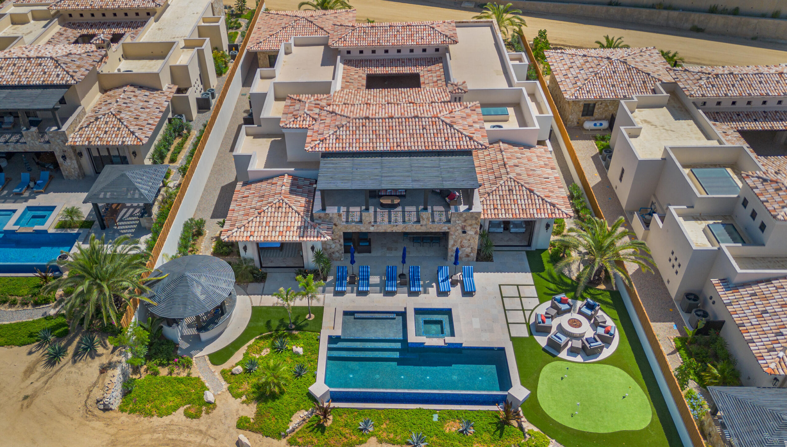 Cabo Luxury El Cardonal Welcome to Cardonal Villa #36, an exquisite pre-construction single-story residence in the prestigious Diamante Cabo San Lucas master community. This stunning 5 bed 6 bath home blends modern luxury with the serene beauty of Cabo, offering panoramic ocean for sale