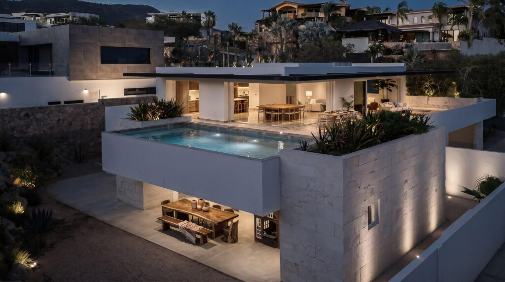 Cabo Luxury Cresta Del Mar Welcome to your future sanctuary in one of Cabo San Lucas' most prestigious gated communities, Cresta del Mar. This brand-new modern residence combines clean architectural lines, expansive open spaces, and breathtaking – 74, Casa Sofia, Cabo Corridor, Cabo Corridor, BS