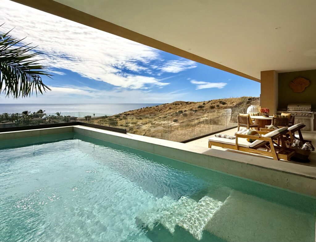 Cabo Luxury Migaloo Designed with avant-garde Mexican architecture and infused with a boho-chic flair, Migaloo 6 is a three- story home crafted for seamless indoor-outdoor living. The top floor offers breathtaking panoramic – Calle Paseo Colinas, Cabo San Lucas, BS