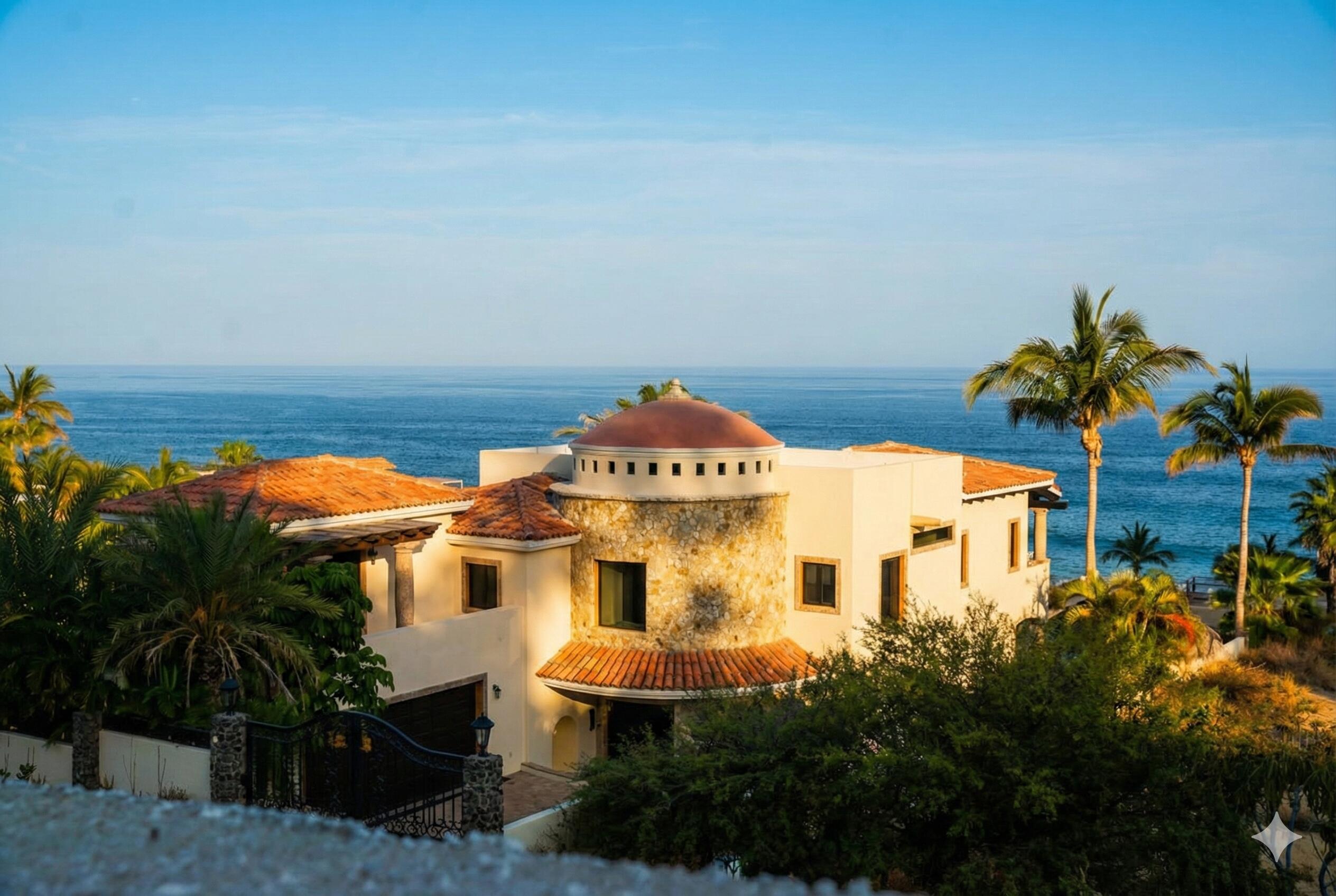 Cabo Luxury Rancho Cerro Colorado Indulge in the ultimate Los Cabos Beach-side lifestyle at this exquisite 4-bedroom, 5.5-bathroom residence nestled within the prestigious Palmilla Sur/ Rancho Cerro Colorado community. This stunning home seamlessly blends traditional Mexican architecture with contemporary sophistication, offering an oasis of tranquility just steps from the pristine sands of Palmilla Sur Beach. Escape to your own private paradise with a sparkling pool and rejuvenating spa, perfect for relaxation and entertaining. Feel the rhythm of the ocean as you savor the gentle sounds of crashing waves and the occasional spectacle of whales breaching the surface. Take a short walk down to the beach where you can go for morning runs or evening strolls down to the world famous Palmilla One & Only hotel. Enjoy a night on the terrace where unforgettable evenings await under a canopy of brilliant stars.Relax and rejuvenate in generously sized bedrooms, each offering a private sanctuary of comfort. Experience the refined elegance of marble floors, cantera columns, granite countertops, and open, airy spaces that seamlessly connect indoor and outdoor living. Discover a secluded exterior guest room, offering additional privacy and tranquility for visiting friends and family.As a resident of Palmilla Sur/Rancho Cerro Colorado, you'll enjoy access to world-class amenities located nearby, including championship golf courses, tennis courts, state-of-the-art fitness centers, luxurious spas, and a selection of fine dining restaurants, as well as the top rated H+ Hospital that is just minutes away. Explore the vibrant surroundings with a plethora of activities, including world-class golf, yachting, sailing surfing, diving, shopping, fine dining, beautiful pristine beaches, water sports, snorkeling, tennis, the historic downtown San José del Cabo, the Art District and much more. for sale