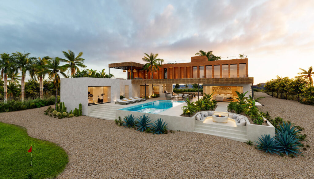 Cabo Luxury Pescadero Whether you're seeking a soulful retreat or a smart investment in Baja's most serene coastal village, this pre-construction home in Pescadero offers a rare blend of thoughtful design, natural beauty, and lasting value. With 5 bedrooms and 5 bathrooms, including a private lock-off with kitchenette, this property is ideal for flexible living or rental potential. The master suite showcases a private deck, while the main living area features an equipped kitchen, pantry, and spacious living room. Additional highlights include a rooftop deck, heated pool, jacuzzi, fire pit, garage area, terrace with built-in grill, and storage. Every detail is designed for comfort, functionality, and enjoyment in paradise. – Casa Solito, Pacific, Pacific, BS