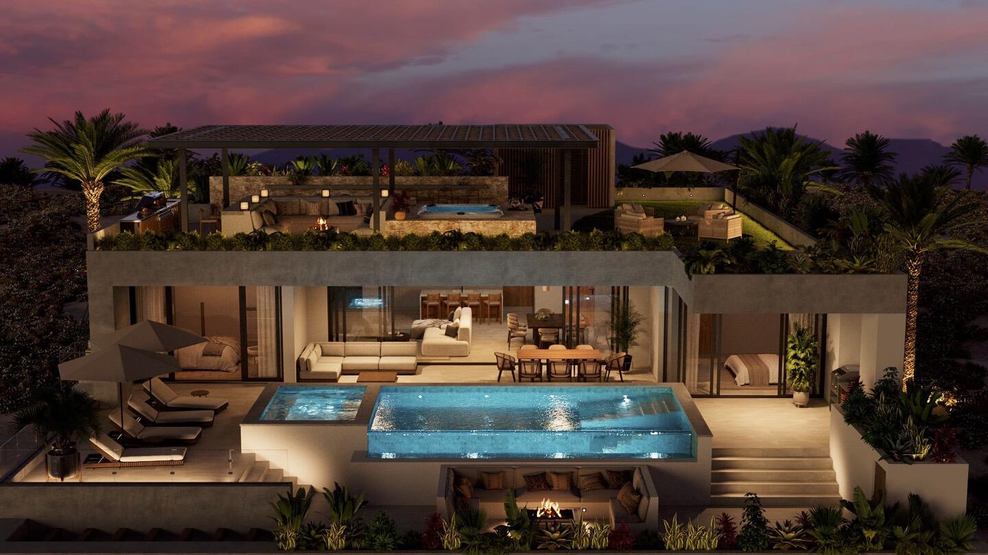 Cabo Luxury Hacienda Csl Set above the marina on Medano Beach, this 5-bedroom, 5.5-bath penthouse at 1Homes & Hotels encapsulates Cabo luxury. With sweeping for sale