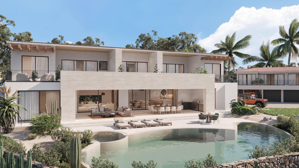 Cabo Luxury Section 1- Las Colinas An incredible opportunity in Cabo's premier private club community -- Querencia. With very limited new inventory, this nearly completed residence will be delivered fully finished by Q2 2026, offering the perfect alternative to a multi- – NEW CUSTOM HOME, San Jose Corridor, BS