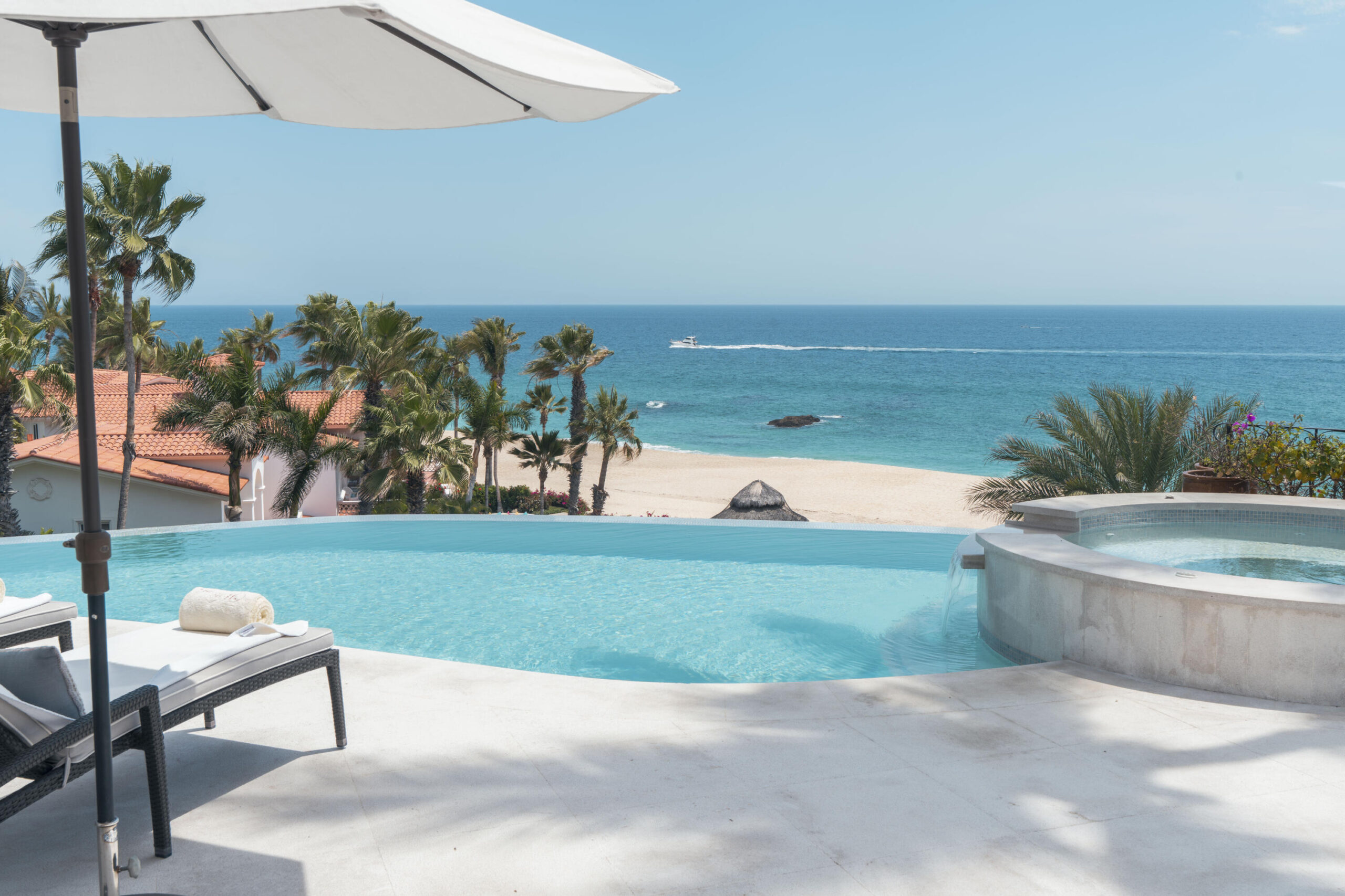 Cabo Luxury Villas Del Mar This stunning second-row corner villa offers privacy and white-water ocean for sale